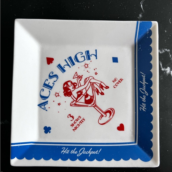Ace’s High Cocktail Napkin Tray 1960’s nostalgia Collectible - Picture 1 of 2
